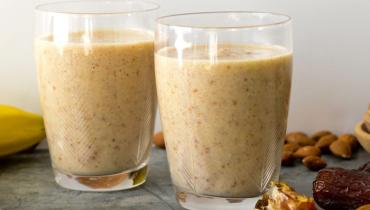 رمضان المبارک میں توانائی بحال کرنے کیلئے کھجور، بادام شیک بہترین مشروب