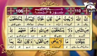 Firaasat ul Quran | Episode 108 | 20 April 2022